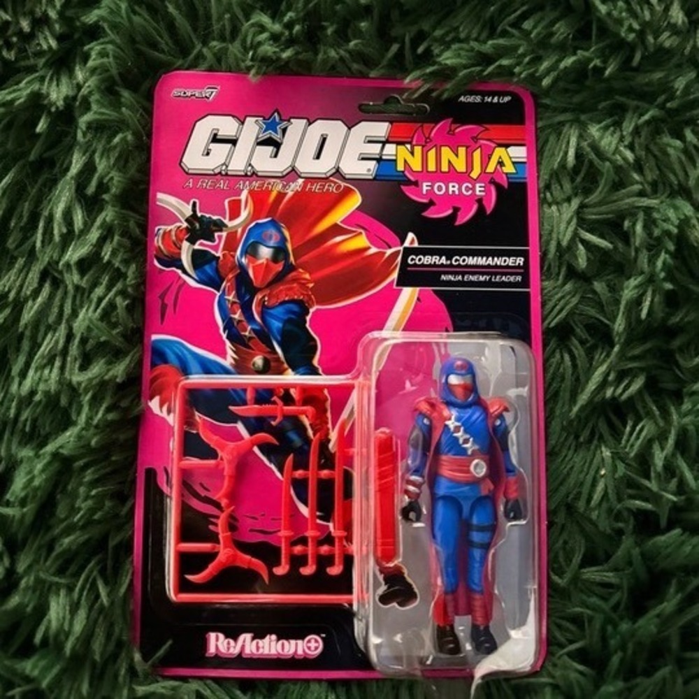 Super7 GI Joe Reaction Ninja Force Snake Eyes 3.75" Figure